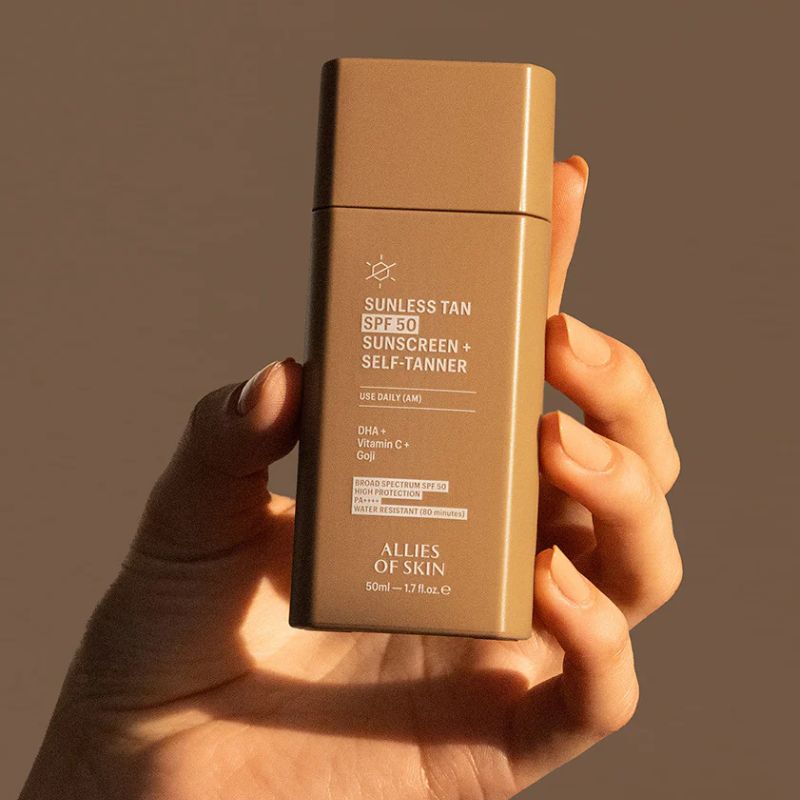 Allies of Skin Sunless Tan SPF 50 Sunscreen + Self-Tanner