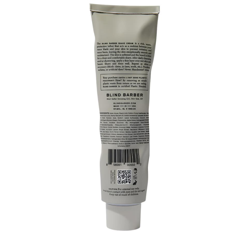 Blind Barber Watermint Gin Shave Cream