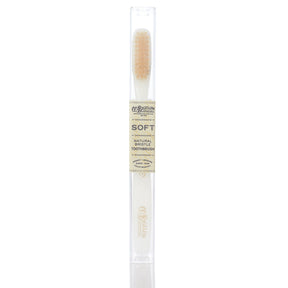 C.O. Bigelow Natural Bristle Toothbrush - Ivory Effect - Soft