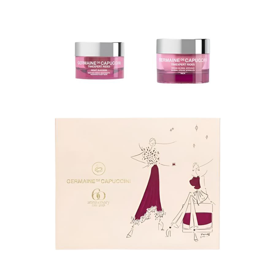 Germaine de Capuccini Golden Hours Timexpert Rides Global Cream Rich + Night Success Recovery Mask Set