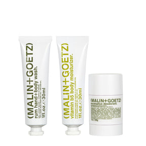 Malin + Goetz Body Heroes Trio Travel Set uk