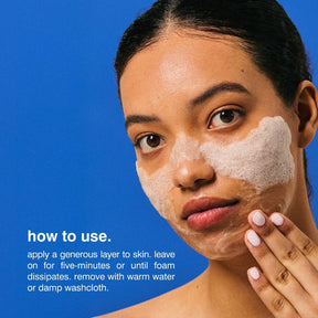 Malin + Goetz Foaming Reset Mask - How to use