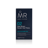 Mr Jamie Stevens Thickening Hair Fibres - Dark Brown