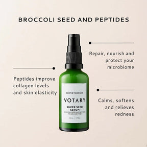 VOTARY Super Seed Serum, Broccoli Seed & Peptides | 50ml