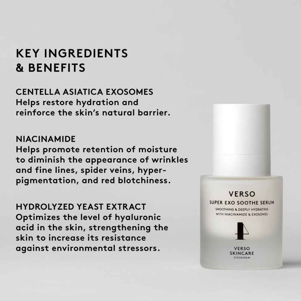 Verso Super Exo Soothe Serum ingredients