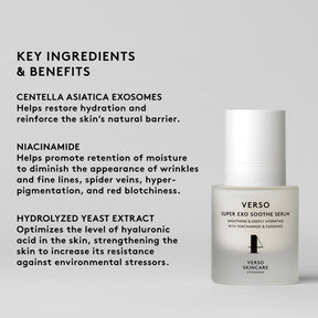 Verso Super Exo Soothe Serum ingredients