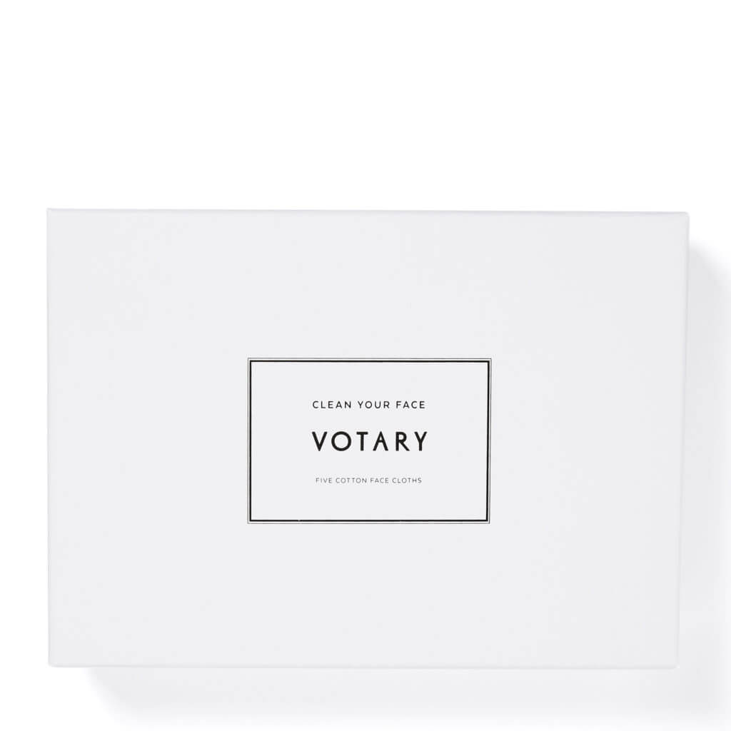 VOTARY Cotton Face Cloths - box